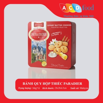 BÁNH QUY HỘP THIẾC PARADIER